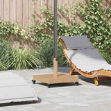 vidaXL Parasolvoet Donkergrijze Houtlook 45 x 45 x 31,5 cm