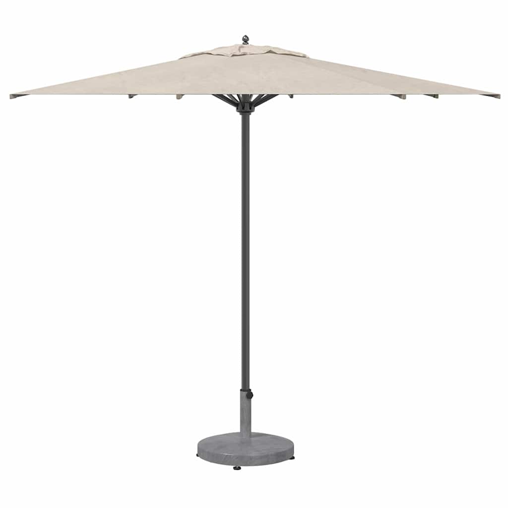 vidaXL Parasolvoet Donkergrijze Houtlook 48 x 48 x 32 cm