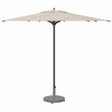 vidaXL Parasolvoet Donkergrijze Houtlook 48 x 48 x 32 cm