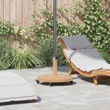 vidaXL Parasolvoet Donkergrijze Houtlook 48 x 48 x 32 cm