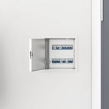 vidaXL Access Panel 2 pcs Wit 63 x 33 x 3 cm Staal