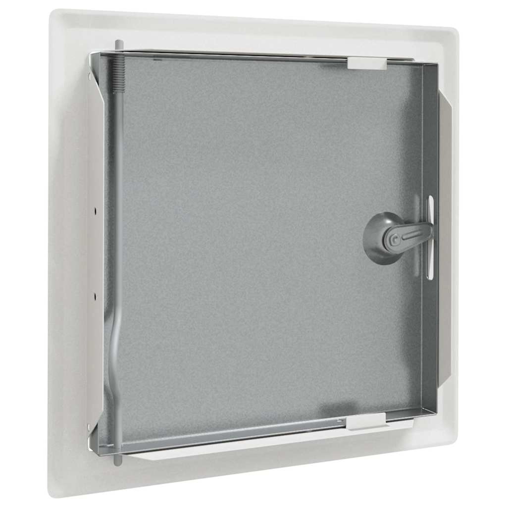 vidaXL Access Panel 2 pcs Wit 63 x 33 x 3 cm Staal