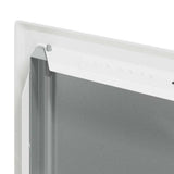 vidaXL Access Panel 2 pcs Wit 63 x 33 x 3 cm Staal