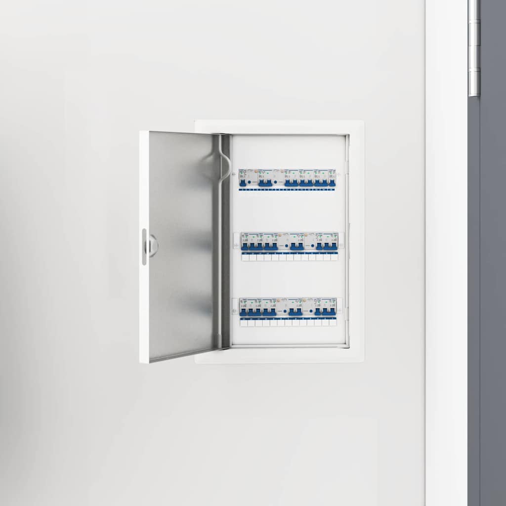 vidaXL Access Panel 2 pcs Wit 63 x 33 x 3 cm Staal