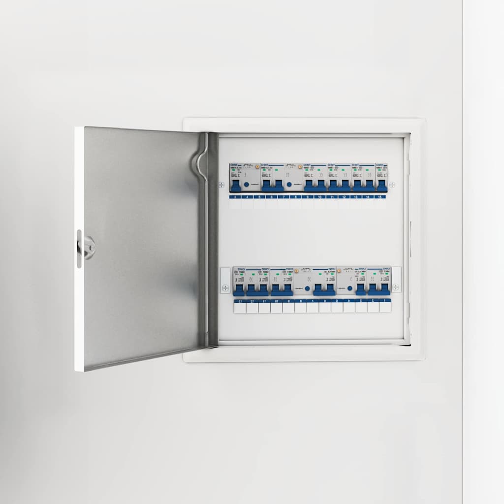 vidaXL Access Panel 2 pcs Wit 63 x 33 x 3 cm Staal