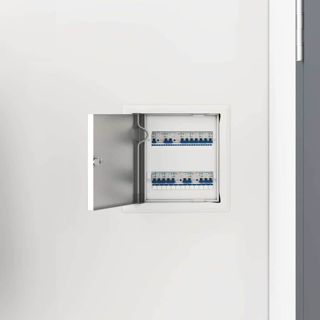 vidaXL Access Panel 2 pcs Wit 23 x 23 x 3 cm Staal