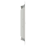 vidaXL Access Panel 2 pcs Wit 23 x 23 x 3 cm Staal