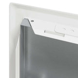 vidaXL Access Panel 2 pcs Wit 23 x 23 x 3 cm Staal