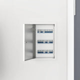 vidaXL Access Panel 2 pcs Wit 23 x 23 x 3 cm Staal
