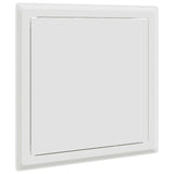 vidaXL Access Panel 2 pcs Wit 23 x 23 x 3 cm Staal