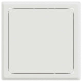 vidaXL Access Panel 2 pcs Wit 23 x 23 x 3 cm Staal