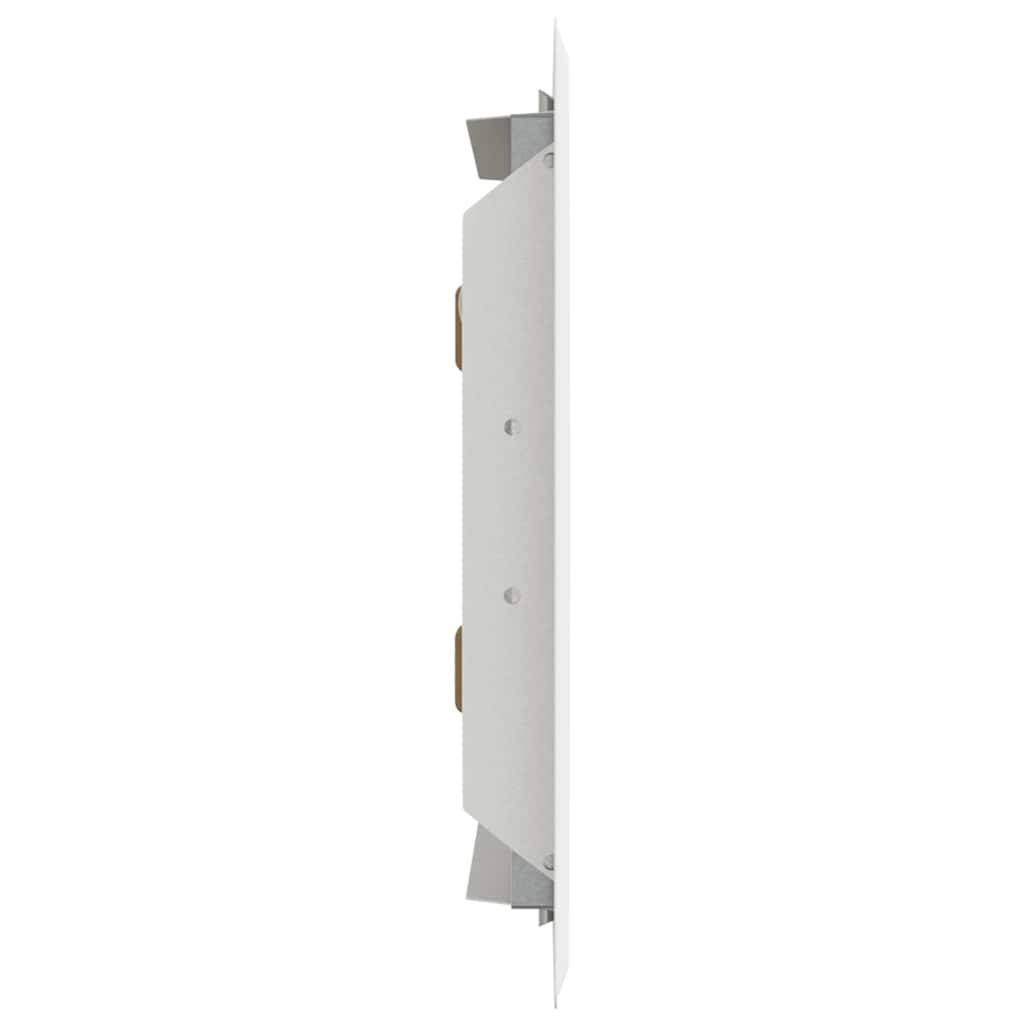 vidaXL Access Panel 2 pcs Wit 23 x 23 x 3 cm Staal
