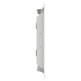 vidaXL Access Panel 2 pcs Wit 23 x 23 x 3 cm Staal