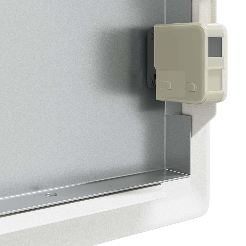 vidaXL Access Panel 2 pcs Wit 23 x 23 x 3 cm Staal
