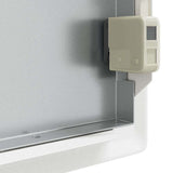 vidaXL Access Panel 2 pcs Wit 23 x 23 x 3 cm Staal