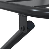 vidaXL Tuin Bistro Set 3 pcs Antraciet Staal