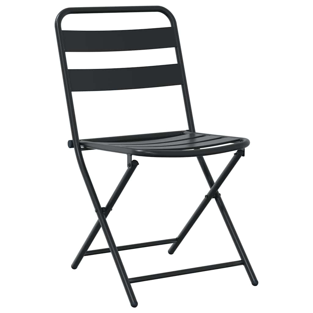 vidaXL Tuin Bistro Set 3 pcs Antraciet Staal