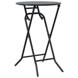 vidaXL Tuin Bistro Set 3 pcs Antraciet Staal