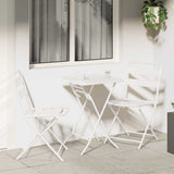 vidaXL Tuin Bistro Set 3 pcs Antraciet Staal