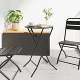 vidaXL Tuin Tafel Antraciet 50 x 50 x 72 cm Metaal