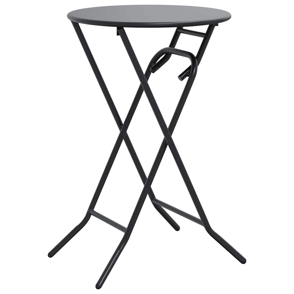 vidaXL Tuin Tafel Antraciet 50 x 50 x 72 cm Metaal