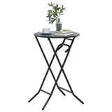 vidaXL Tuin Tafel Antraciet 50 x 50 x 72 cm Metaal