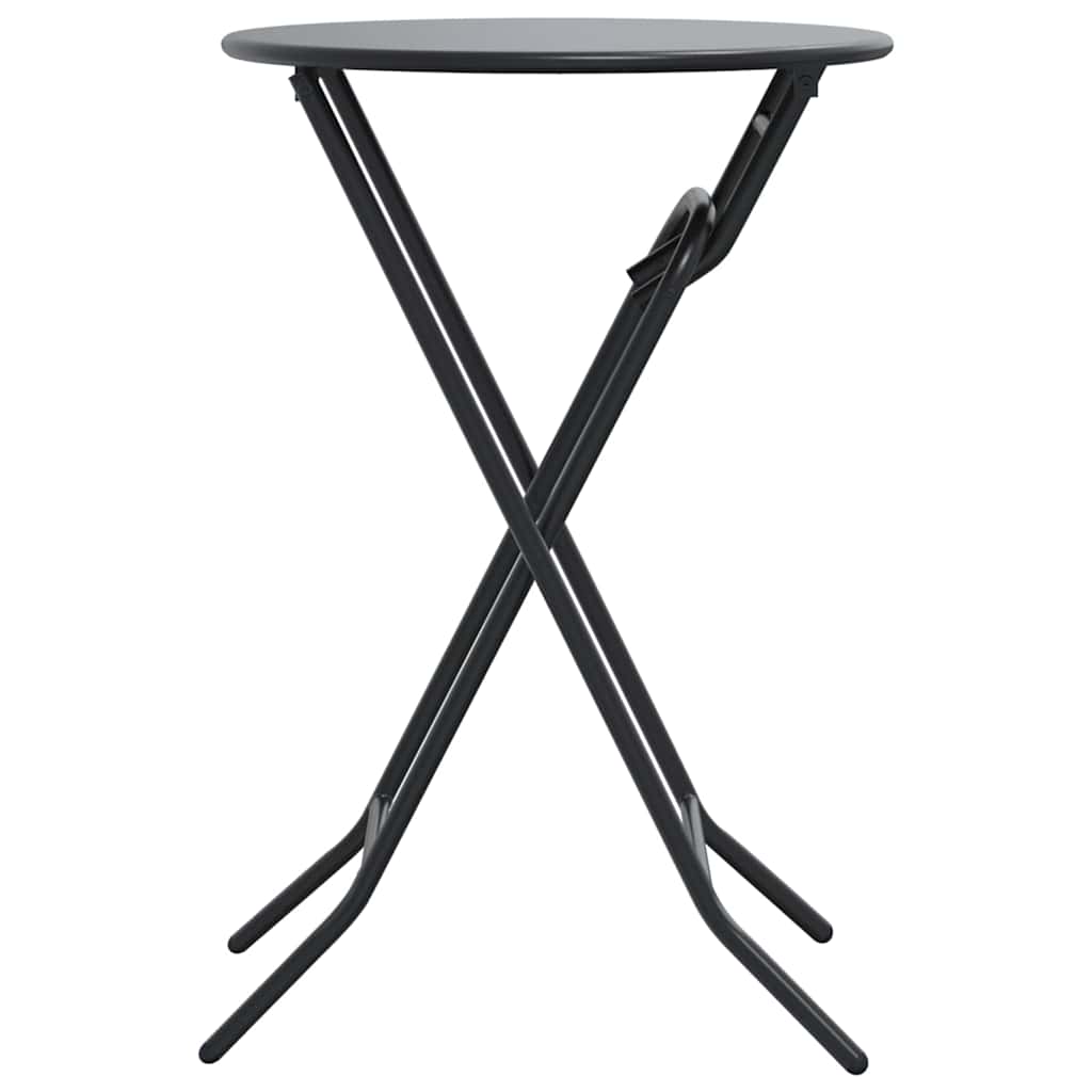 vidaXL Tuin Tafel Antraciet 50 x 50 x 72 cm Metaal