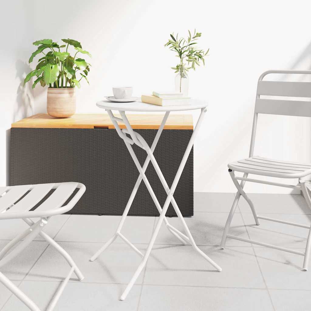 vidaXL Tuin Tafel Antraciet 50 x 50 x 72 cm Metaal