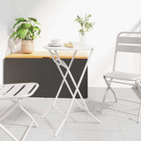 vidaXL Tuin Tafel Antraciet 50 x 50 x 72 cm Metaal