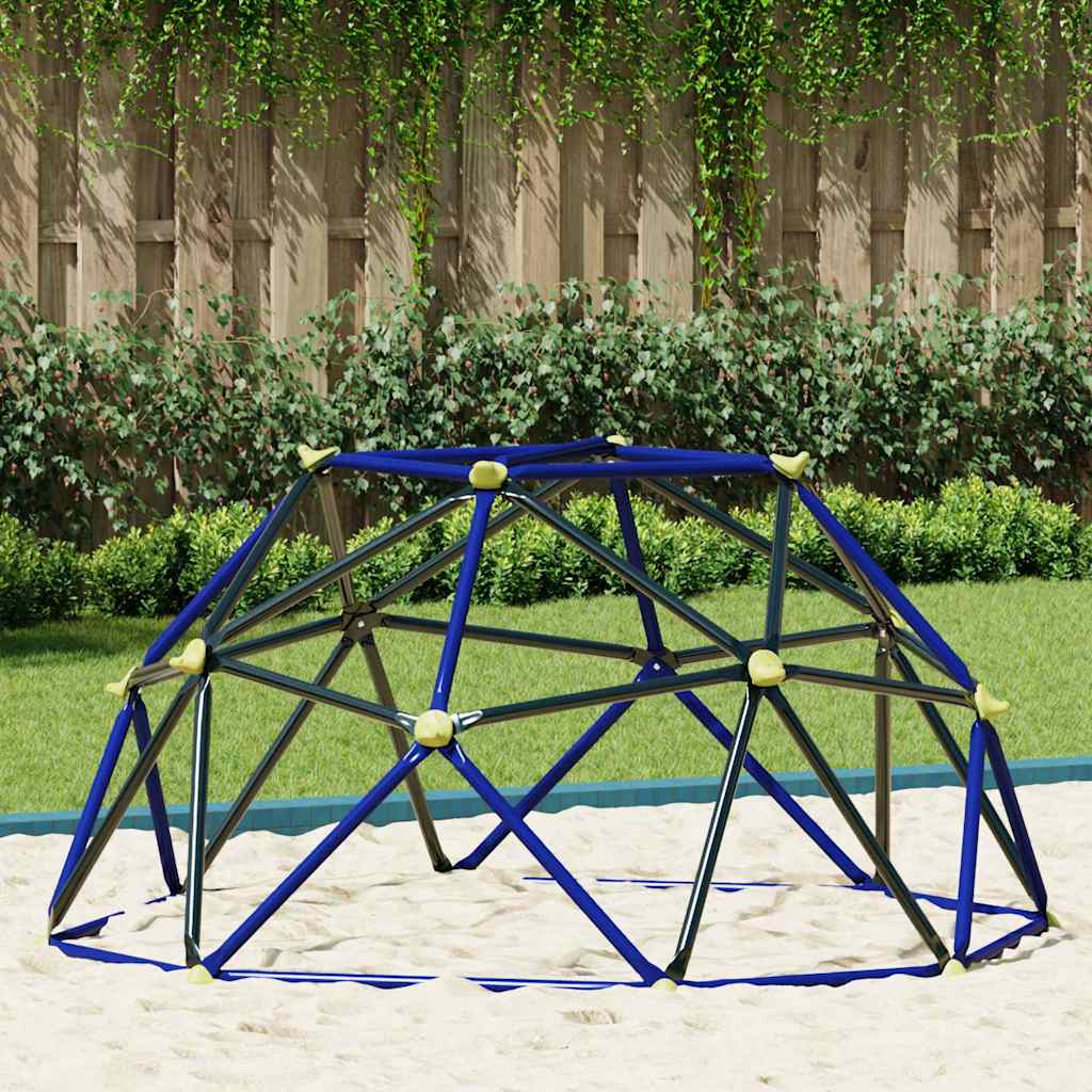 vidaXL Klimdome voor kinderen Blauw 6FT zonder Slide Staal