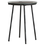 vidaXL Tuin Eettafel Set 3 pcs Zwart en Anthraciet poly rattan
