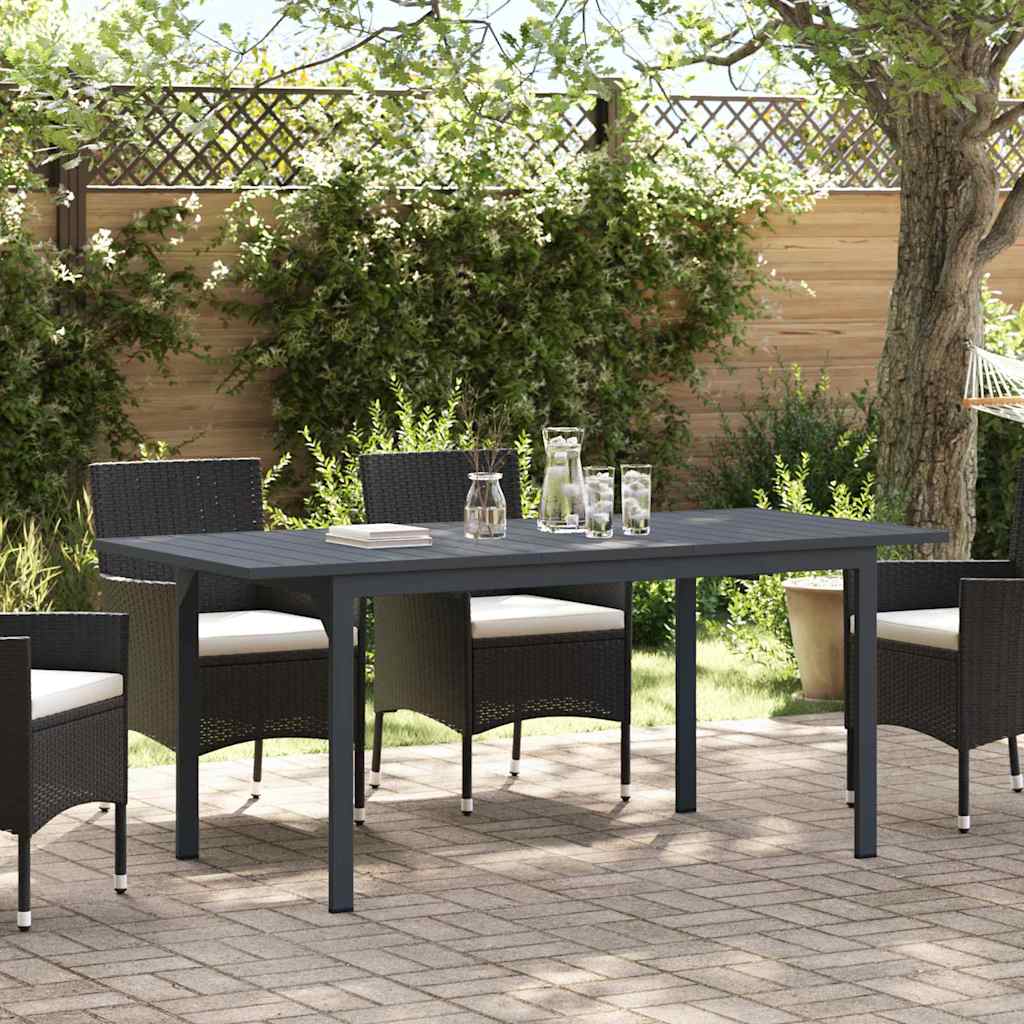 vidaXL Terrastafel Antraciet 180 x 80 x 74 cm Gepoedercoat staal