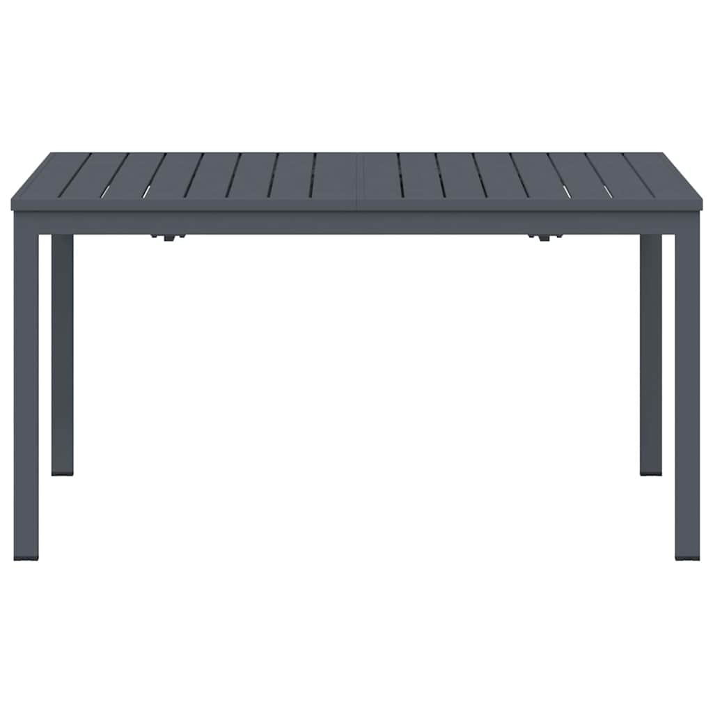 vidaXL Terrastafel Antraciet 180 x 80 x 74 cm Gepoedercoat staal