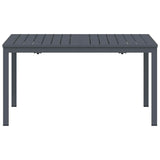 vidaXL Terrastafel Antraciet 180 x 80 x 74 cm Gepoedercoat staal