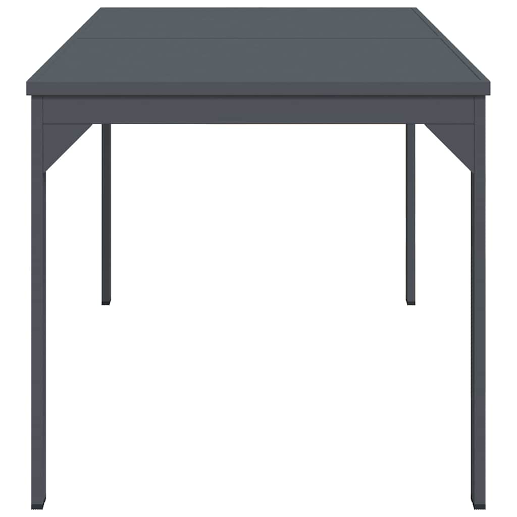 vidaXL Terrastafel Antraciet 180 x 80 x 74 cm Gepoedercoat staal