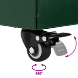vidaXL Parasolvoet Groen 45 x 45 x 45 cm Staal