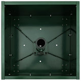 vidaXL Parasolvoet Groen 45 x 45 x 45 cm Staal