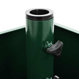 vidaXL Parasolvoet Groen 45 x 45 x 45 cm Staal