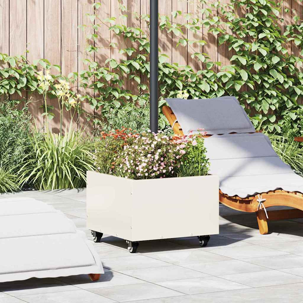 vidaXL Parasolvoet Groen 45 x 45 x 45 cm Staal