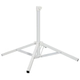 vidaXL Parasol Base White Steel for 25-32 mm Pole
