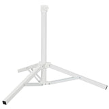 vidaXL Parasol Base White Steel for 25-32 mm Pole