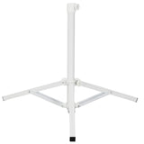 vidaXL Parasol Base White Steel for 25-32 mm Pole