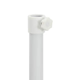 vidaXL Parasol Base White Steel for 25-32 mm Pole