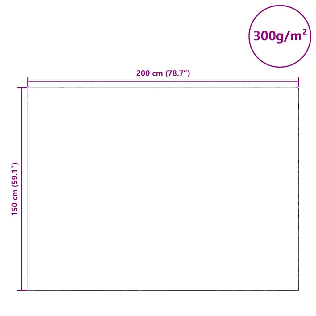 vidaXL Verhuisdekens 5 pcs Grijs 150 x 200 cm Stof