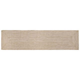 vidaXL Vloerkleden Rechthoekig Natuurlijk en Wit 60 x 110 cm Jute
