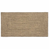 vidaXL Vloerkleden Rechthoekig Natuurlijk en Wit 60 x 110 cm Jute