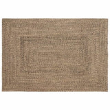 vidaXL Vloerkleden Rechthoekig Natuurlijk en Wit 60 x 110 cm Jute
