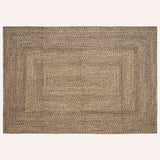 vidaXL Vloerkleden Rechthoekig Natuurlijk en Wit 60 x 110 cm Jute