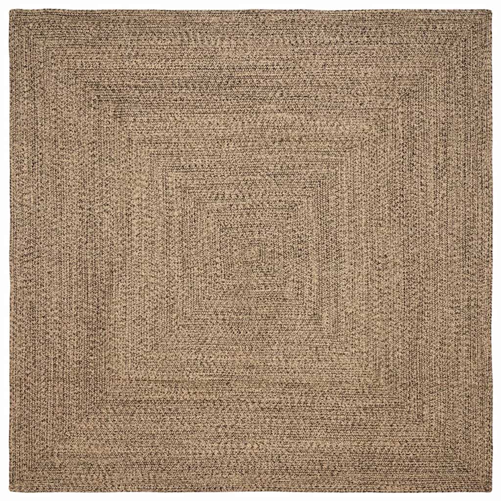 vidaXL Vloerkleden Rechthoekig Natuurlijk en Wit 60 x 110 cm Jute
