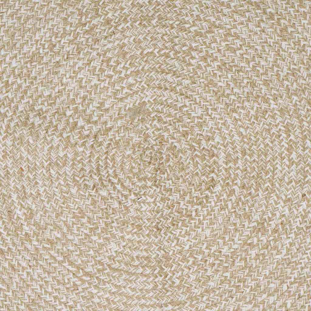 vidaXL Vloerkleden Natuurlijk en Wit 60 x 250 cm Jute